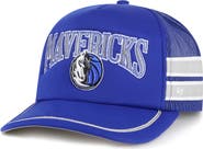 '47 Men's '47 Blue Dallas Mavericks Sidebrand Stripes Trucker Adjustable Hat