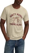 Lucky Brand Dirty Martinis Embroidered Cotton T-Shirt