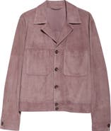 Eleventy Leather Utility Jacket