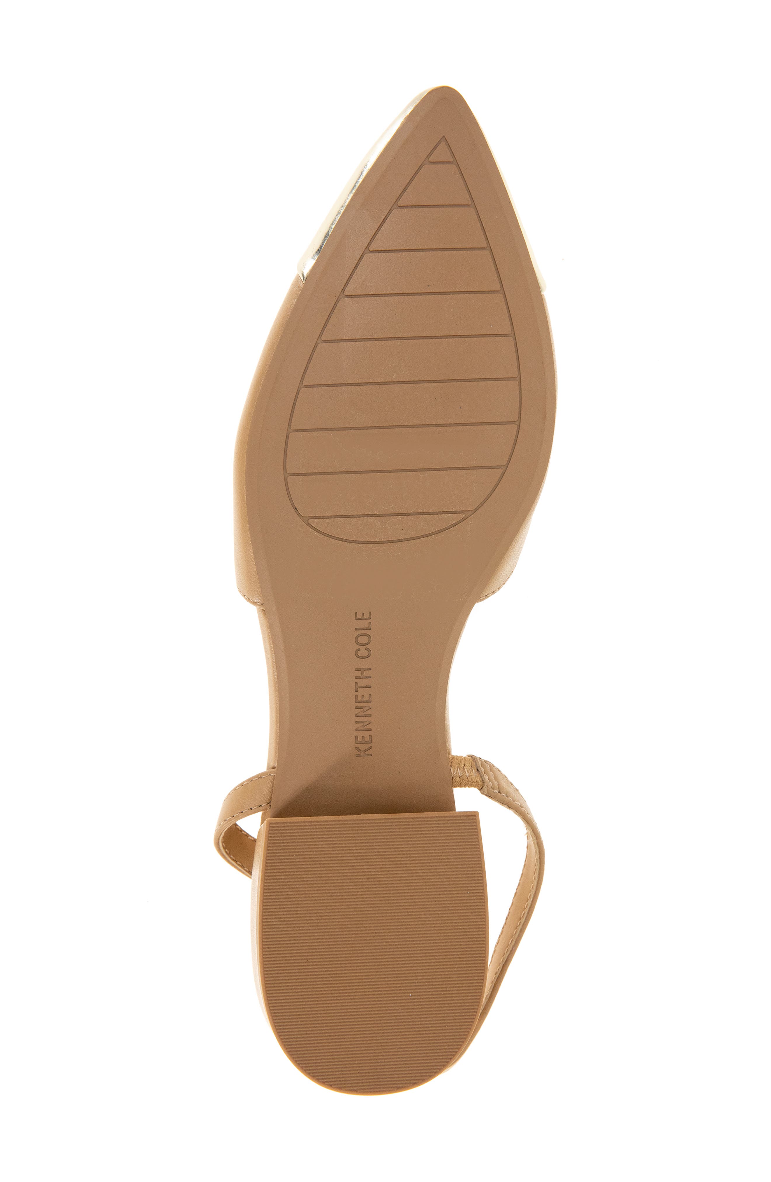 Kenneth Cole New York Cayla Slingback Half d'Orsay Pointed Cap Toe Pump, Alternate, color, 