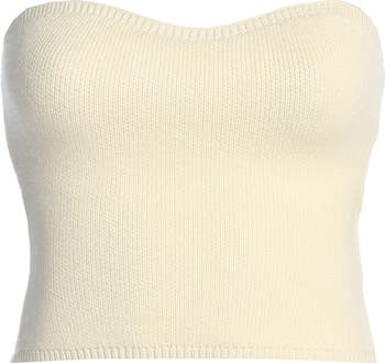 Tropic Oasis Strapless Knit Top