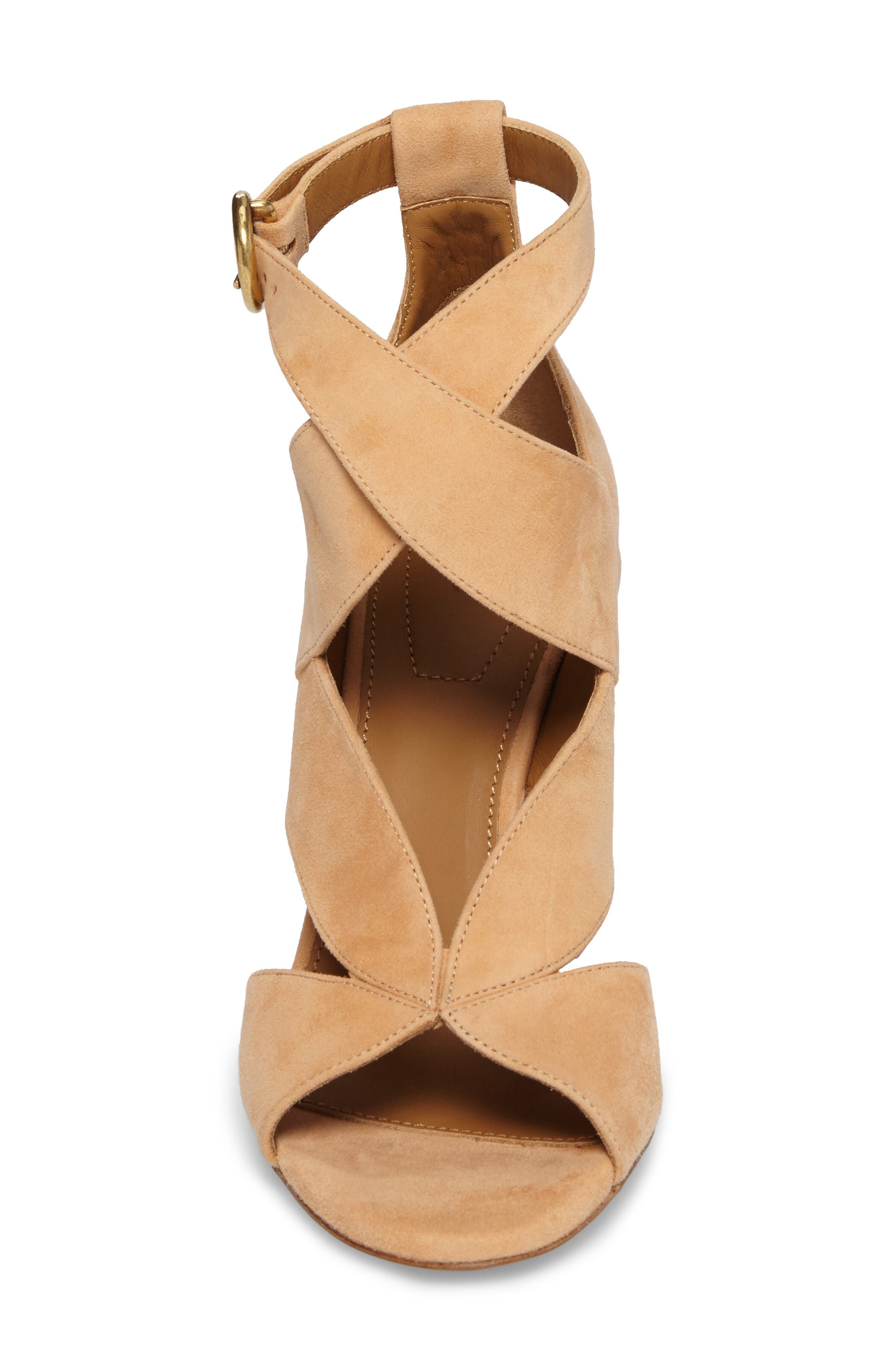 Chloé Graphic Leaves Sandal, Alternate, color, 