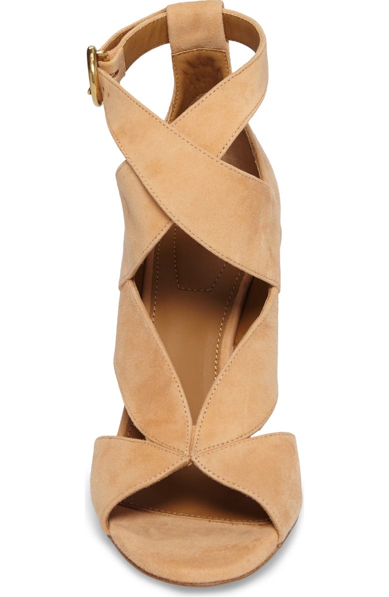 Chloé Graphic Leaves Sandal, Alternate, color,