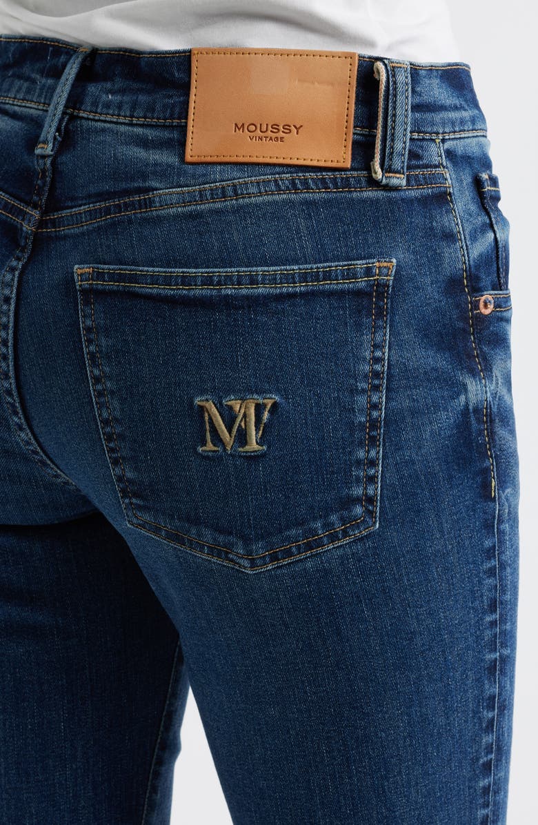 MOUSSY VINTAGE Glocester Skinny Jeans, Alternate, color, Dark Blue
