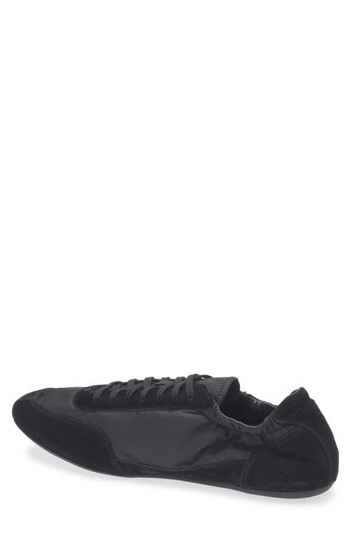 Prada Collapse Re-nylon And Suede Sneaker Men In Black