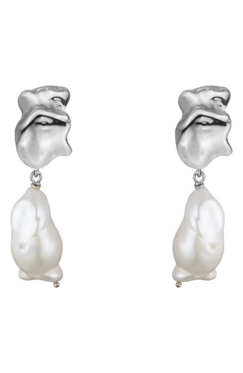 Freshwater Pearl Drop Earrings