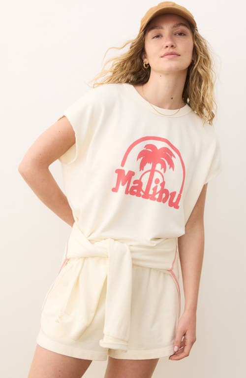 Marine Layer Malibu Cloud 9 Terry Dolman Graphic Top