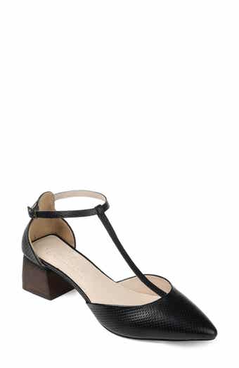 Cameela T-Strap Pointed Toe Pump