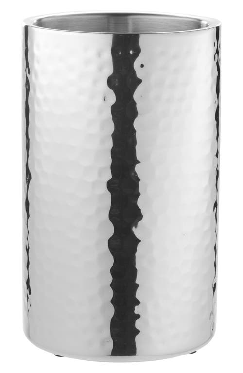 Next Hammered Wine Cooler In Silver