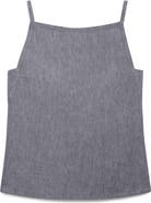 Theory Apron Front Linen Blend Twill Camisole
