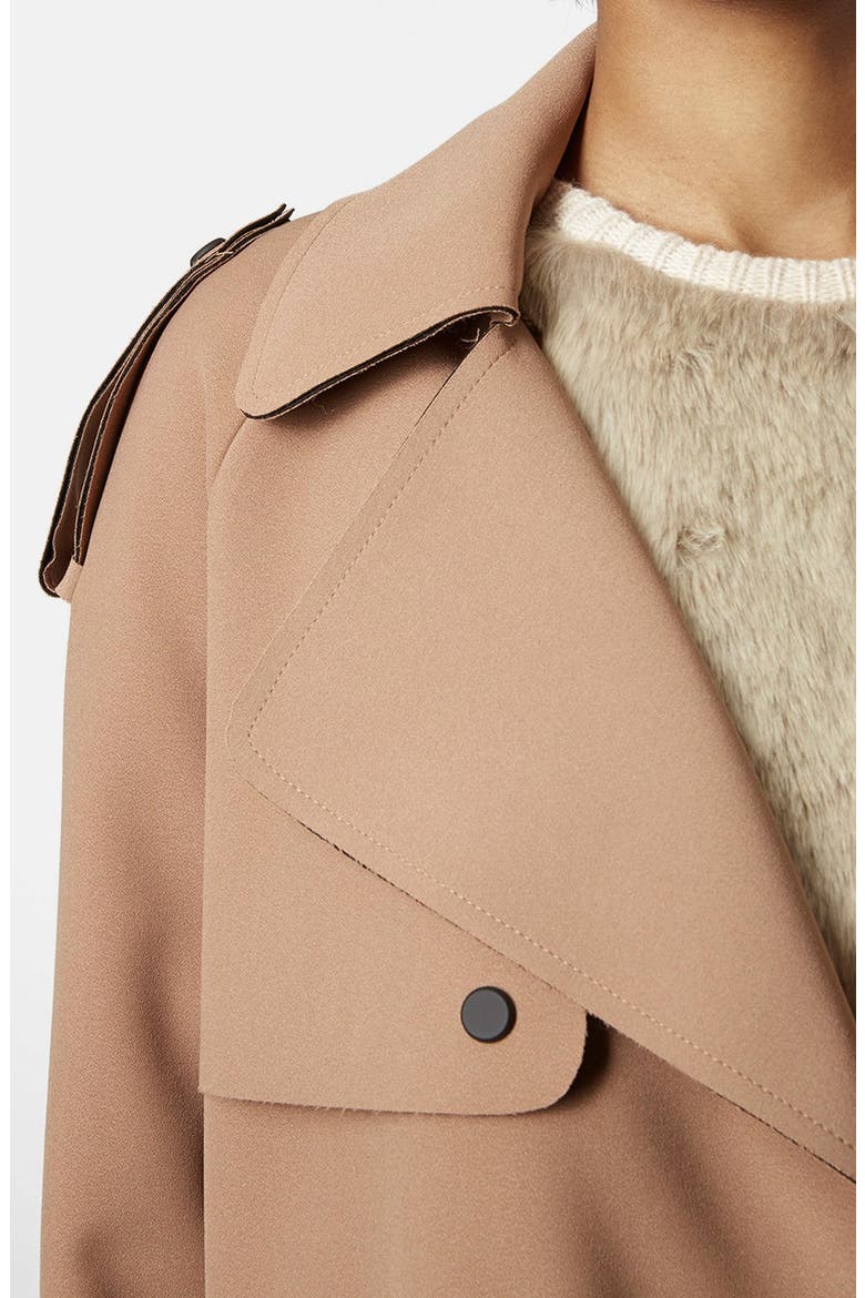 'LBonded' Trench Coat, Alternate, color, BROWN