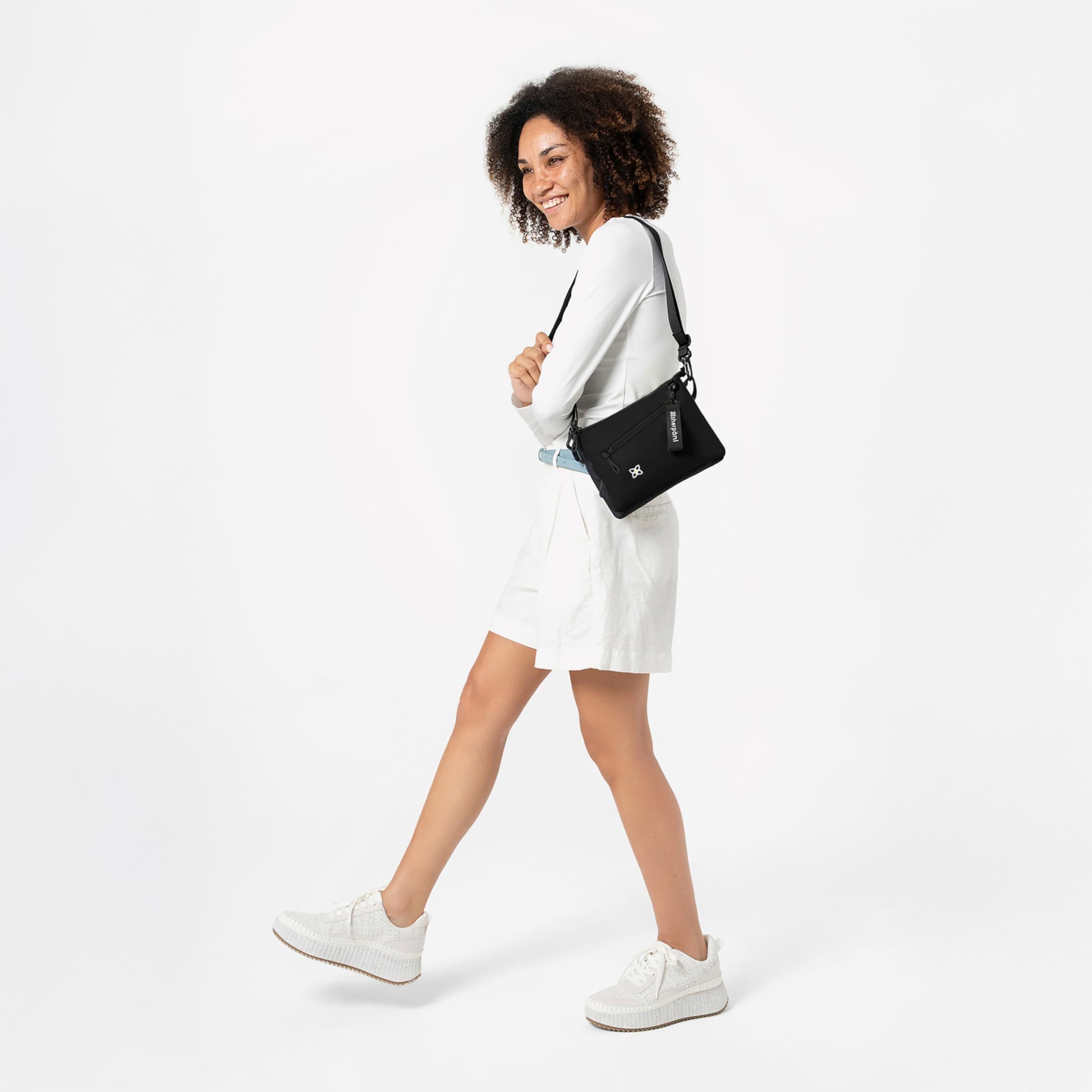Sherpani Zoom Small Crossbody Purse, Alternate, color, Raven