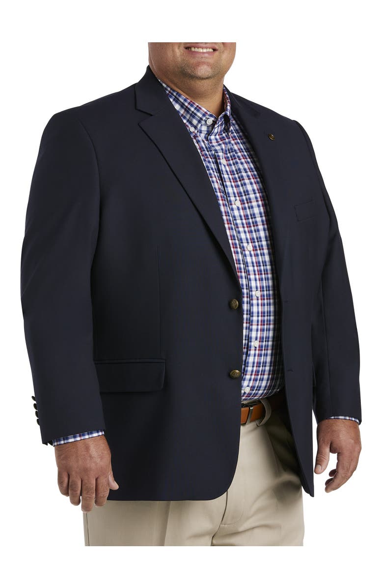 Oak Hill by DXL Big & Tall Jacket-Relaxer Suit Jacket - Executive Cut, Main, color, 