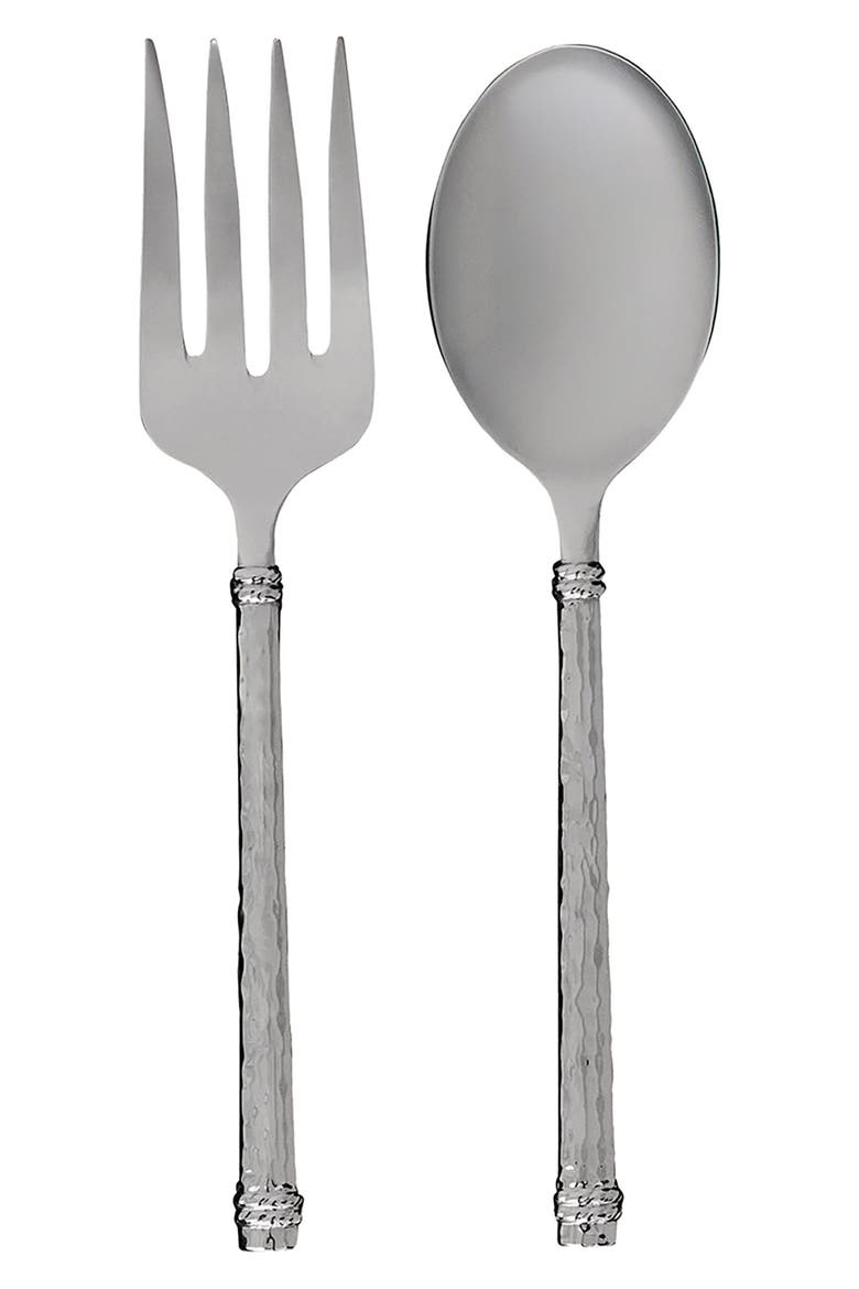 Graham 2-Piece Hostess Serving Set, Main, color, SILVER