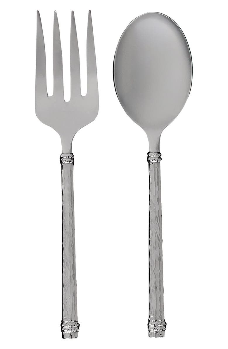 Juliska Graham 2-Piece Hostess Serving Set, Main, color, Silver