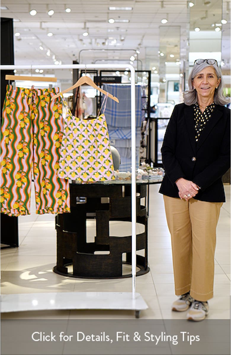 Lemon Print Organic Cotton Pajamas, sales video thumbnail