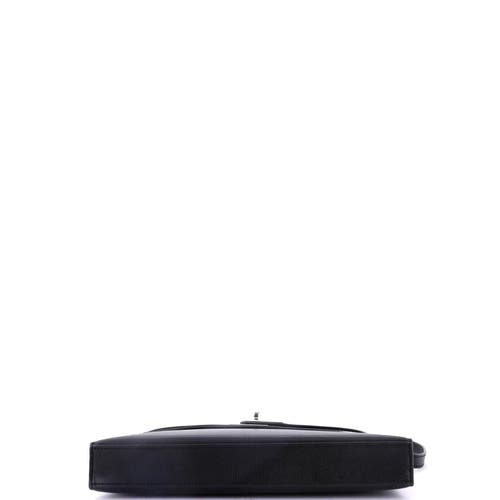 Pre-owned Hermes  Hermes Kelly Elan Shoulder Bag Chevre Chamkila In Black
