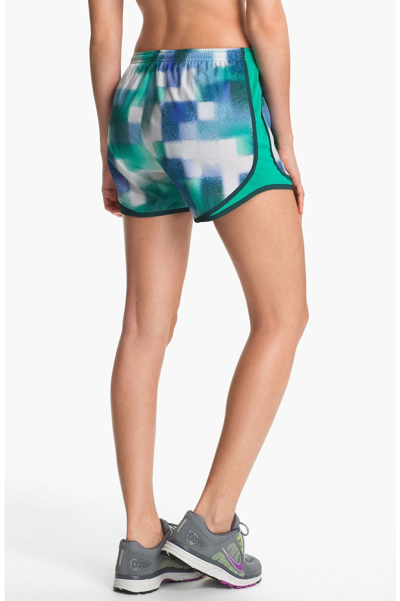 'Tempo' Print Running Shorts, Alternate, color, ATOMIC TEAL