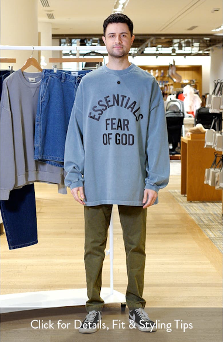 Campus '90s Long Sleeve Logo Graphic T-Shirt, sales video thumbnail