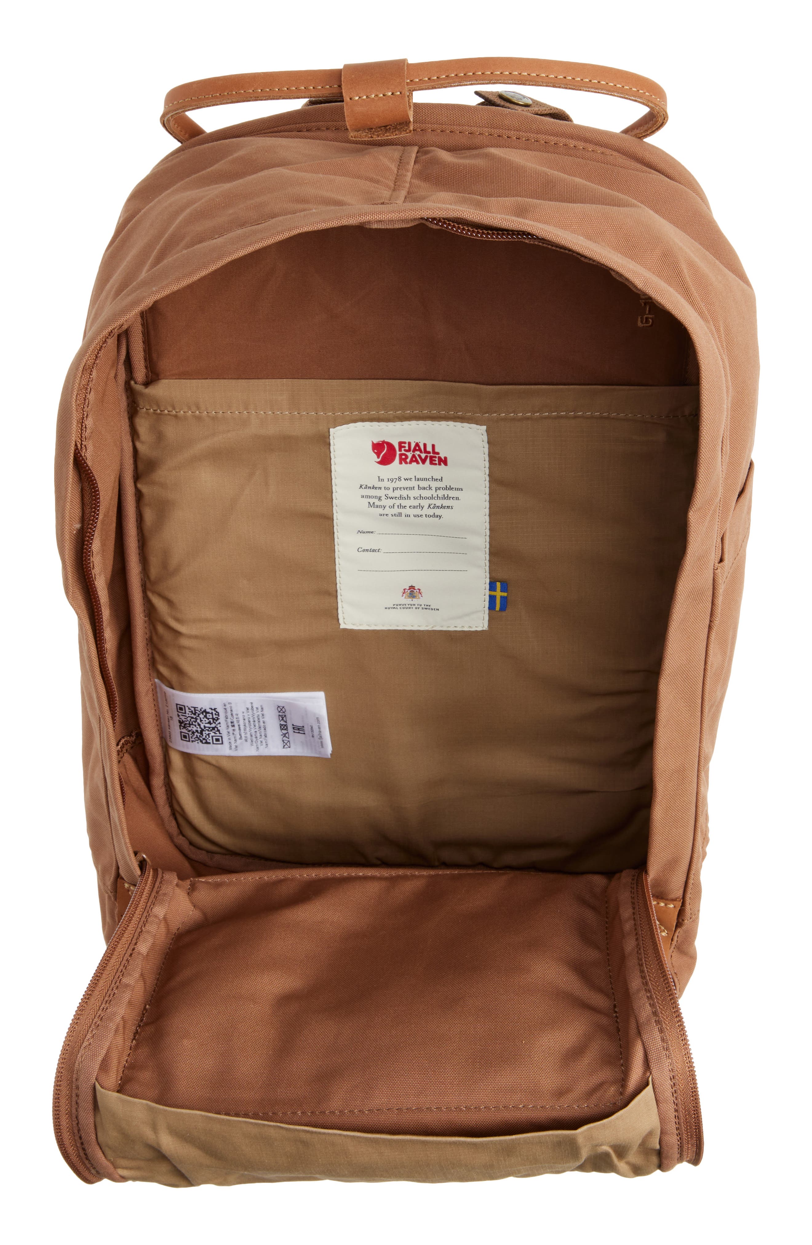 Fjällräven Kåken No. 2 Laptop Backpack, Alternate, color, Hazel Brown