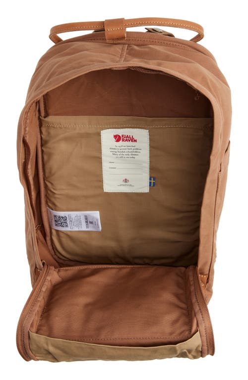 Fjall Raven Fjällräven Kåken No. 2 Laptop Backpack In Brown