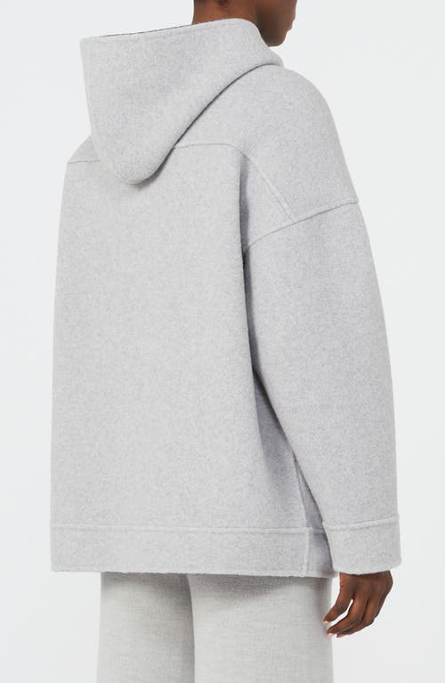 Mm By Max Mara Sottile Zip Hoodie In Gray