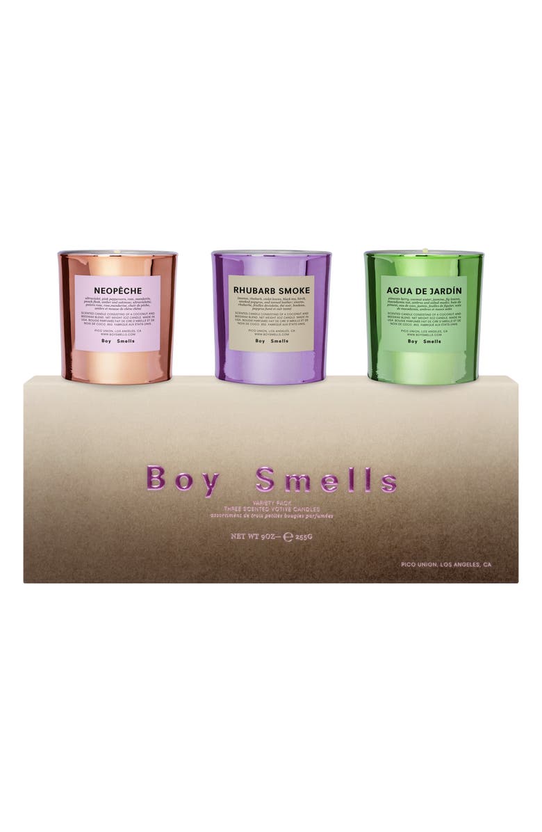 Boy Smells Hypernature 3-Pack Votive Candle Set, Main, color, 