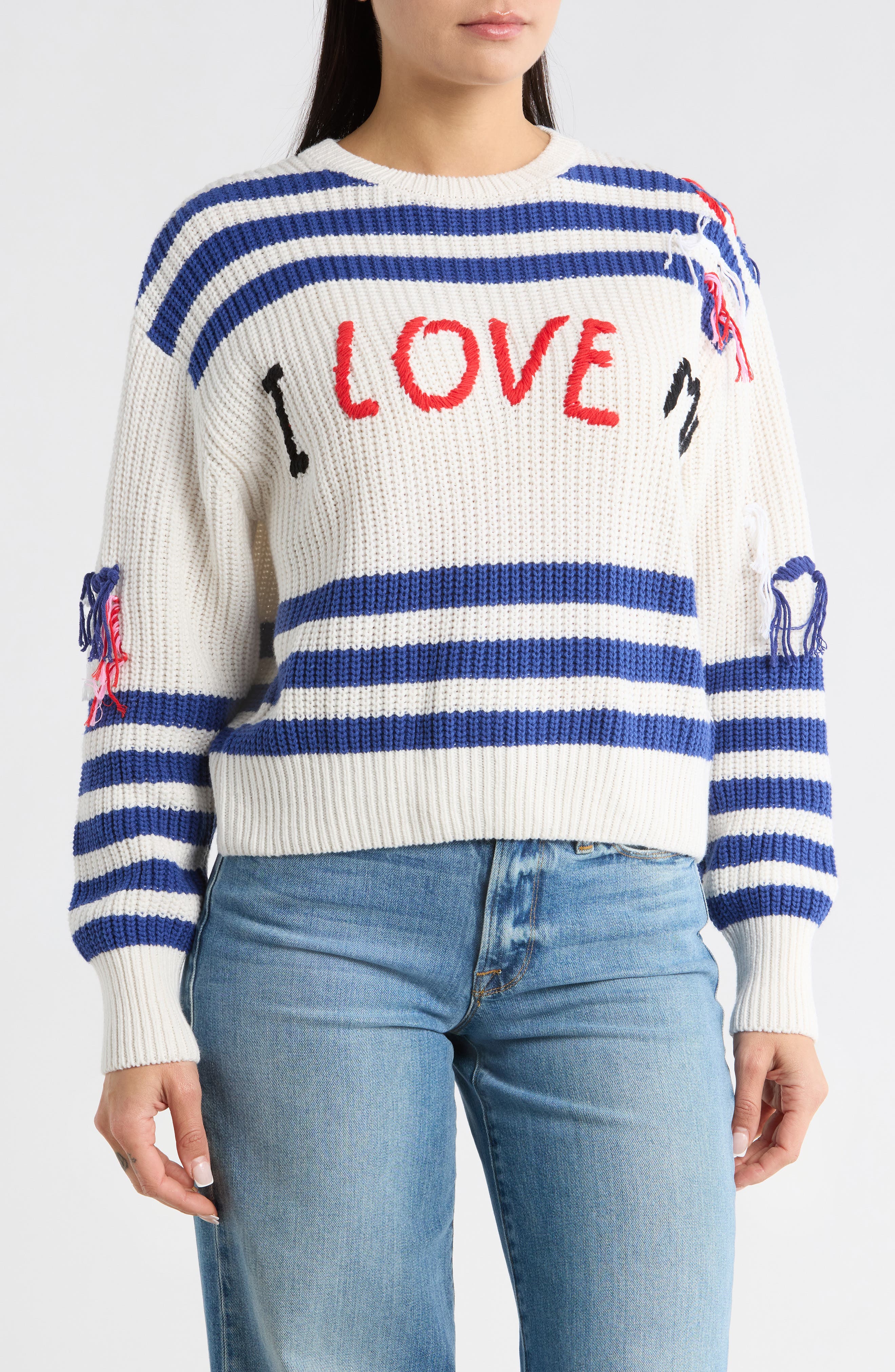 Desigual Thin Gauge Graphic Crewneck Sweater