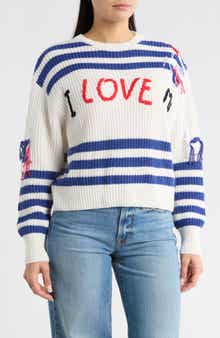 Desigual Thin Gauge Graphic Crewneck Sweater