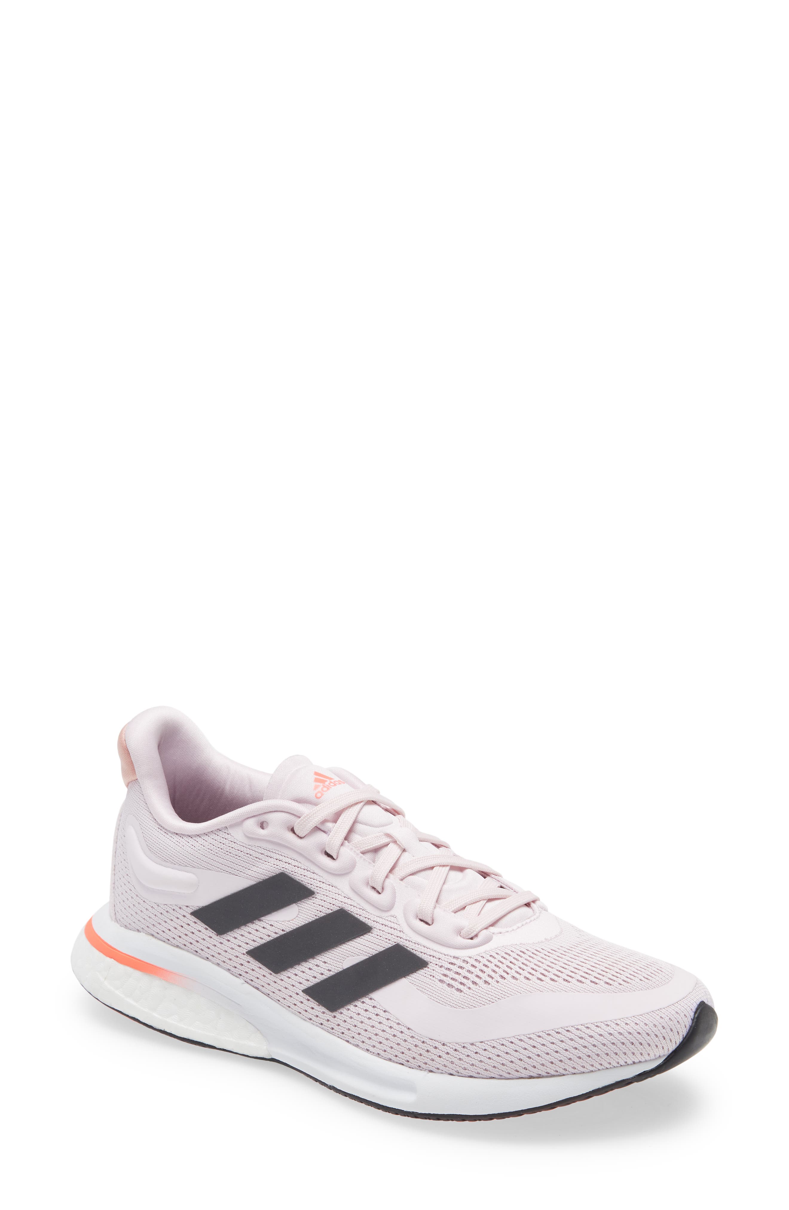 Supernova Running Shoe, Main, color, ALMOST PINK/ CARBON/ TURBO