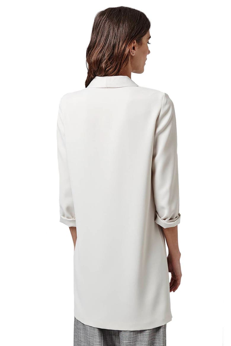 Slouchy Longline Blazer, Alternate, color, WHITE