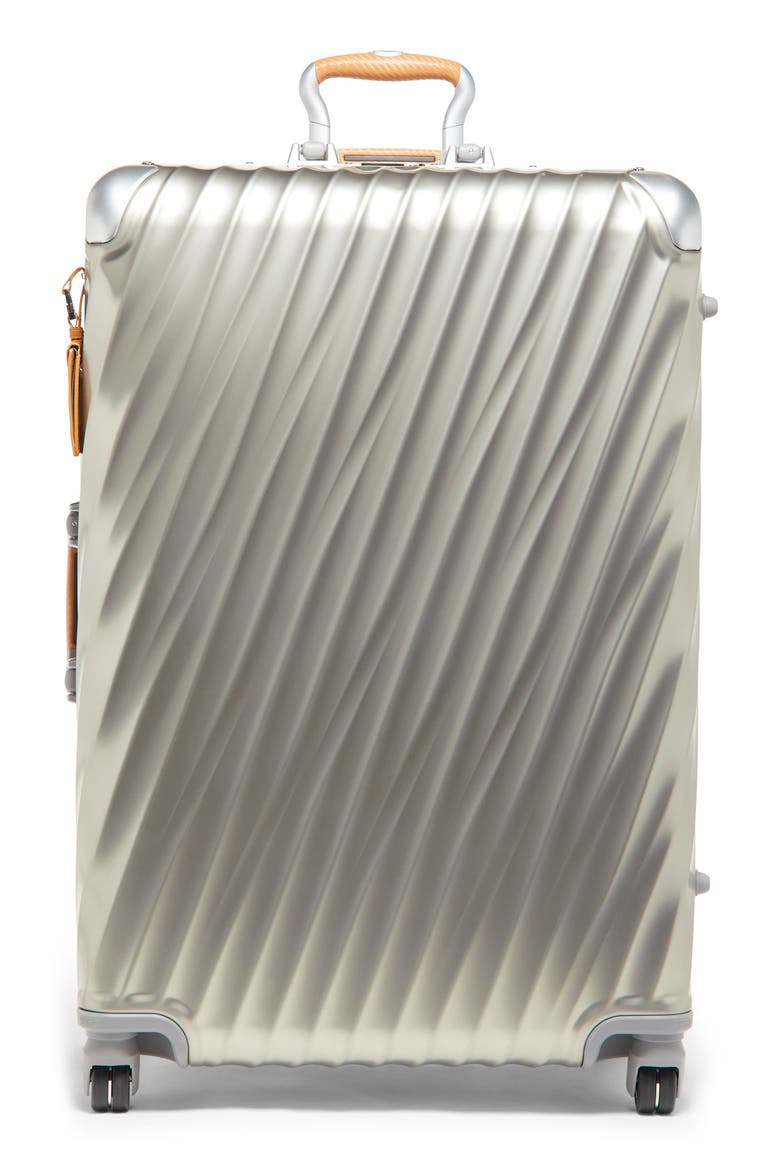 19 Degree Titanium Large Checked Luggage, Main, color, TITANIUM