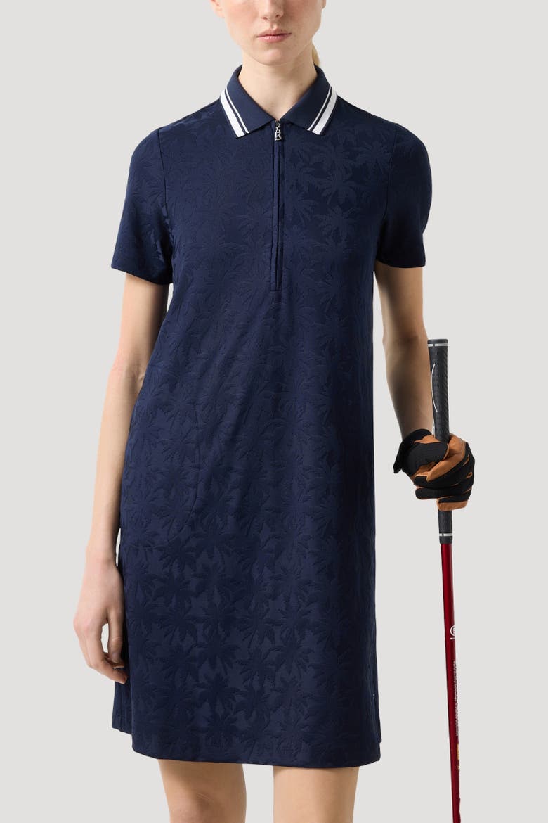 Pina Jersey Dress, Alternate, color, Navy blue