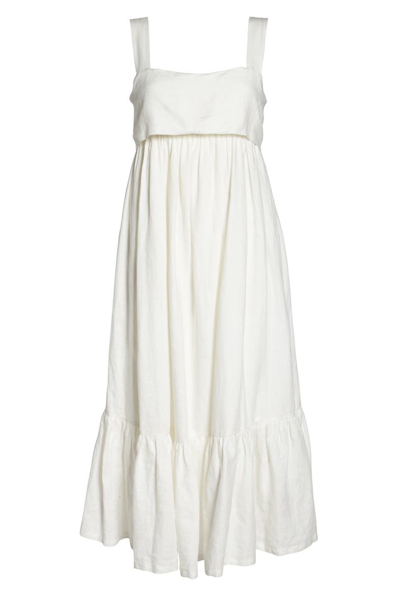 Forget Me Not Midi Dress, Alternate, color, WHITE