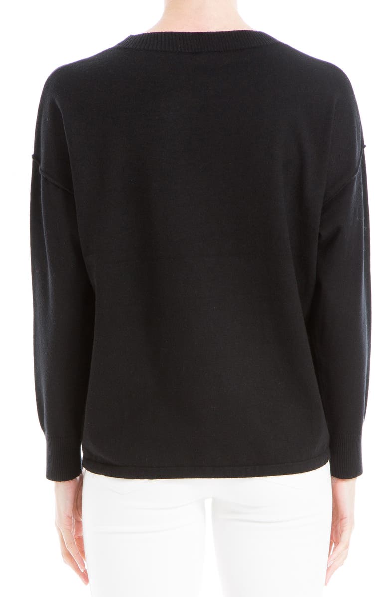 Drawstring Hem Pullover Sweater