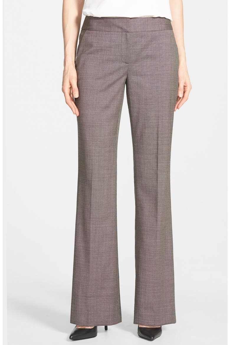 Wool Suiting Pants, Main, color, BROWN SLATE