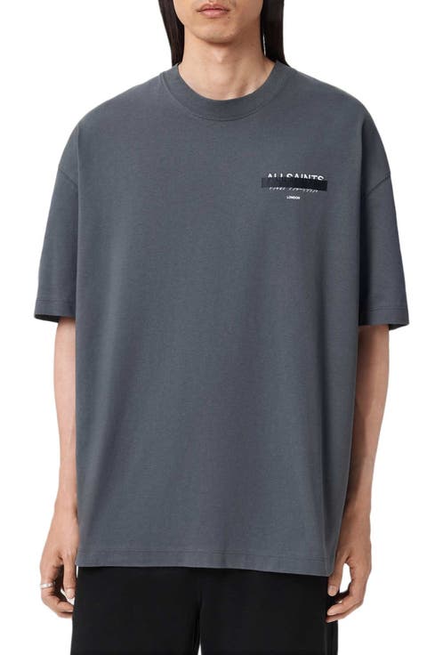 Redact Mock Neck Graphic T-Shirt