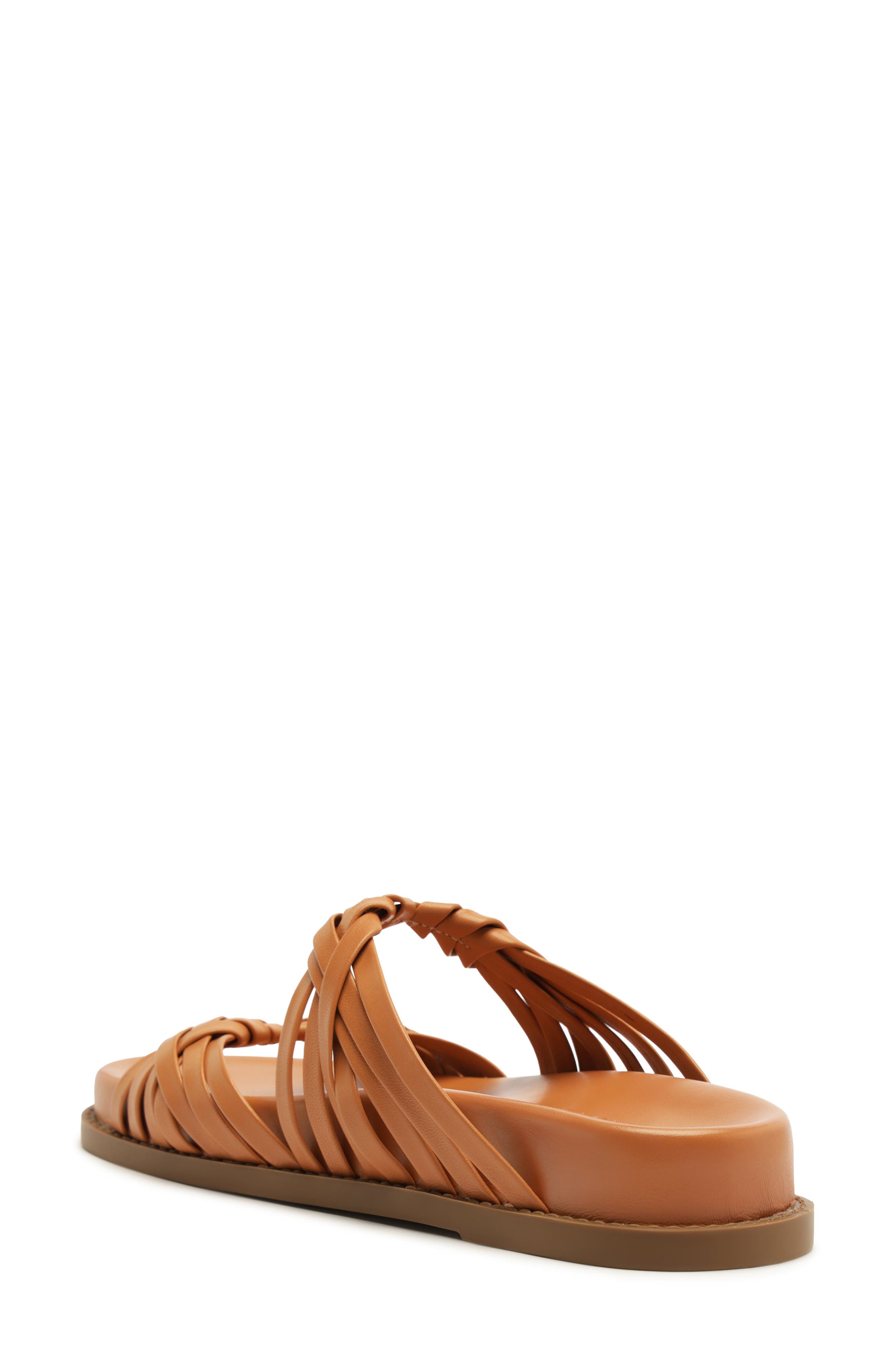 Schutz Tara Sporty Braided Sandal, Alternate, color, Earth Clay