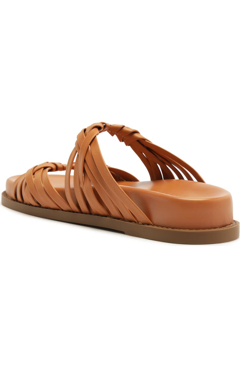 Schutz Tara Sporty Braided Sandal, Alternate, color, Earth Clay