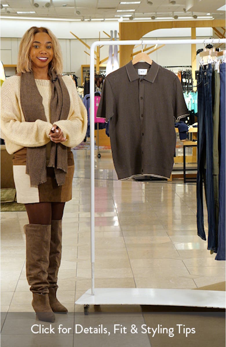 Nalo 60039 Tipped Polo Cardigan, sales video thumbnail