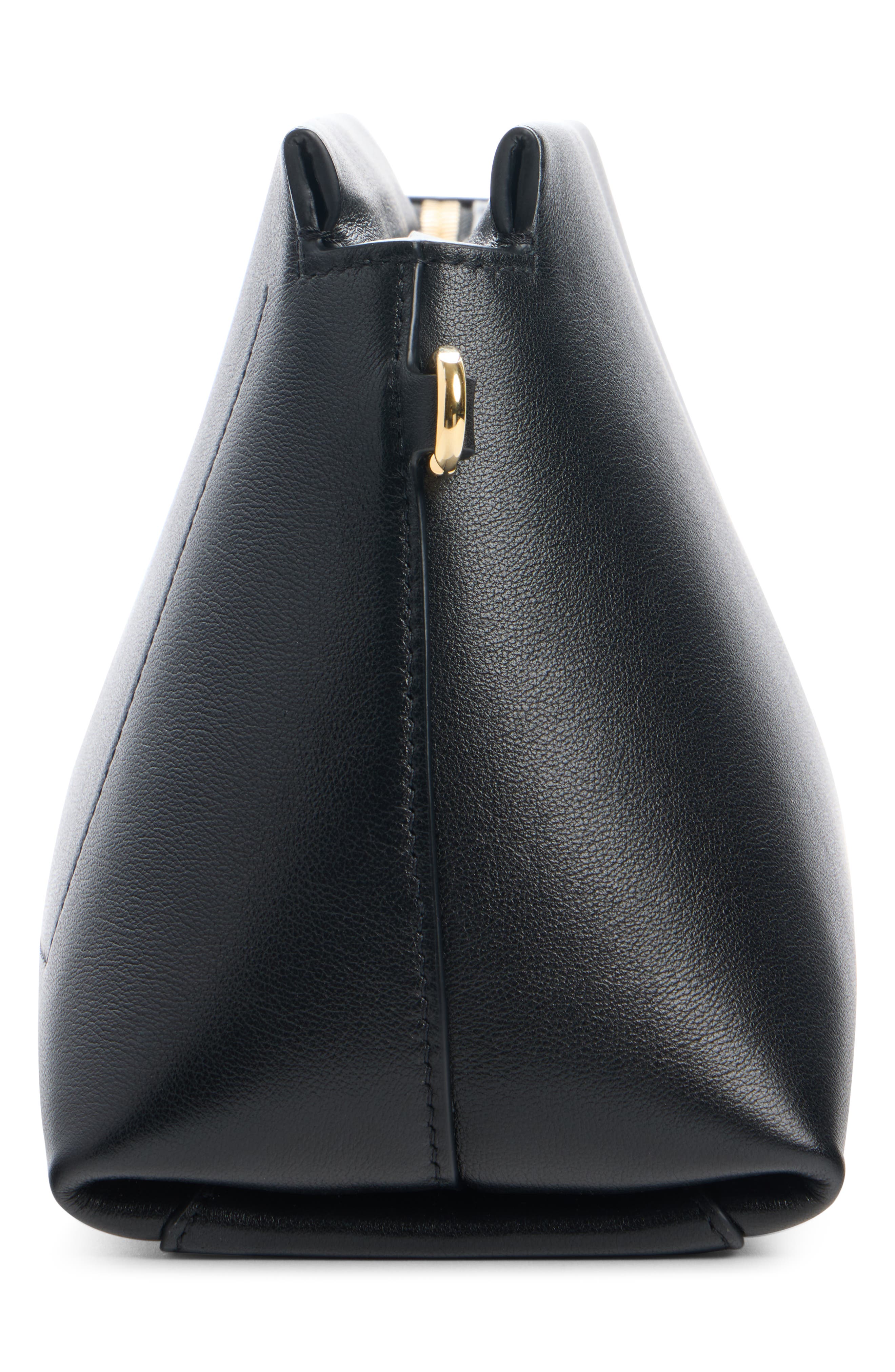 Givenchy Day Leather Pouch, Alternate, color, Black