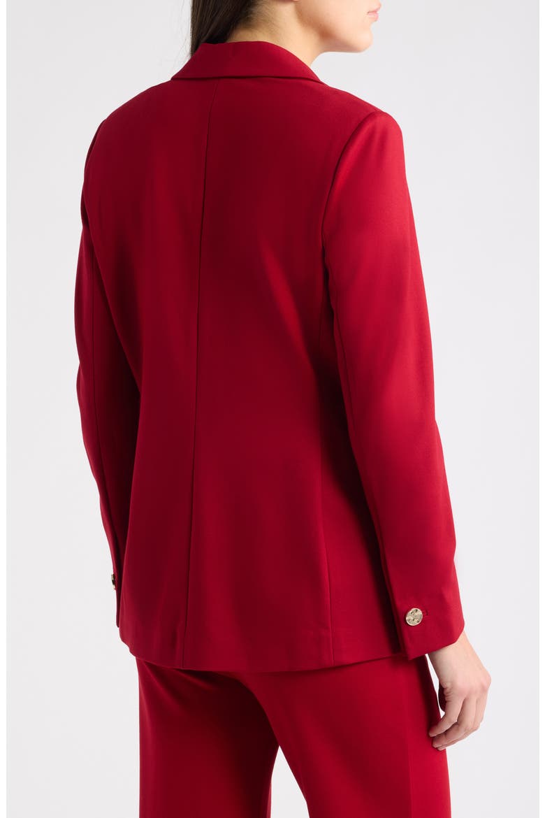 One-Button Blazer, Alternate, color, TITIAN RED
