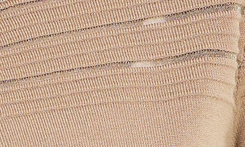 Nina Leonard Sheer Stripe Knit Bolero
