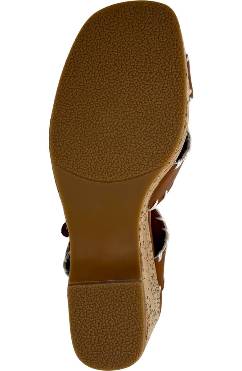 SHUSHOP Jada Ankle Strap Platform Wedge Sandal, Alternate, color, Camel