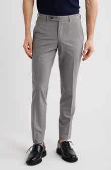 AllSaints Ross Solid Slim Fit Taper Leg Wool Pants