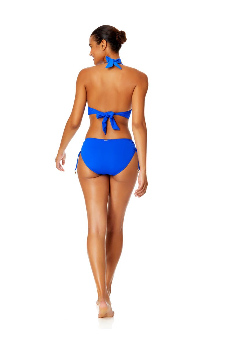 Anne Cole Women's Live In Color Halter Bikini Top, Alternate, color, Royal Blue