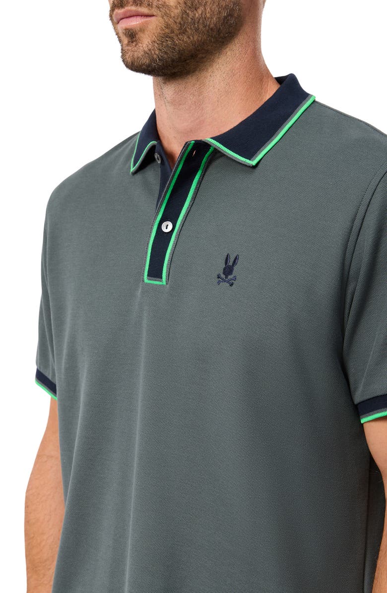Psycho Bunny Kent Piqué Knit Polo, Alternate, color,