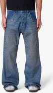 mnml Mule Pocket Kick Flare Jeans