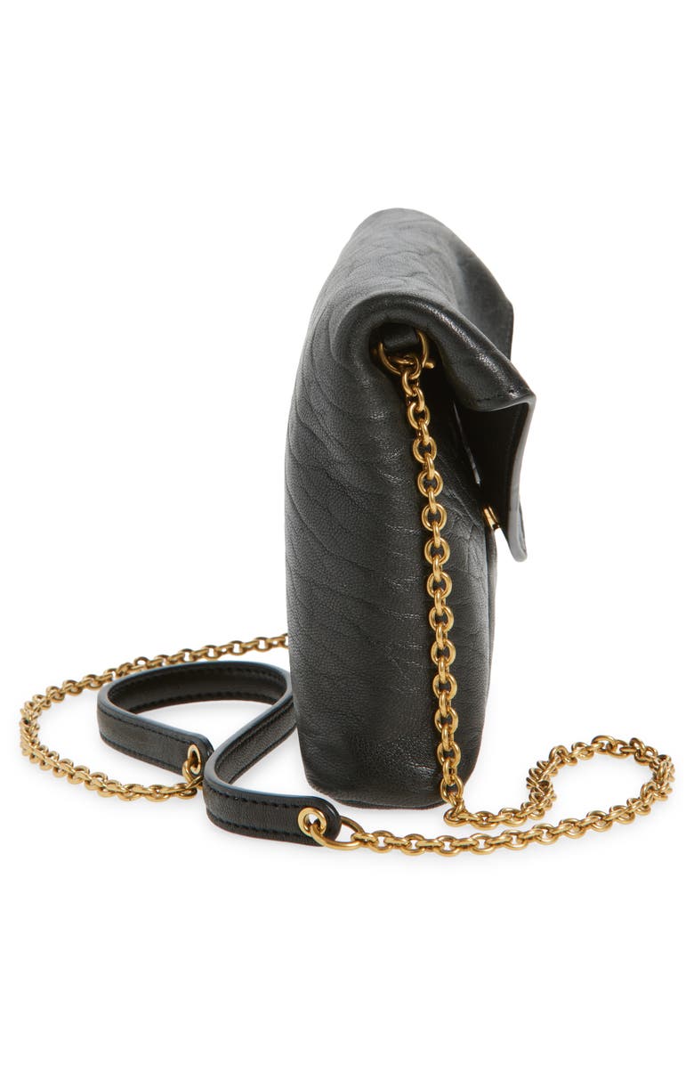 Saint Laurent Cassandre Leather Pouch, Alternate, color, 