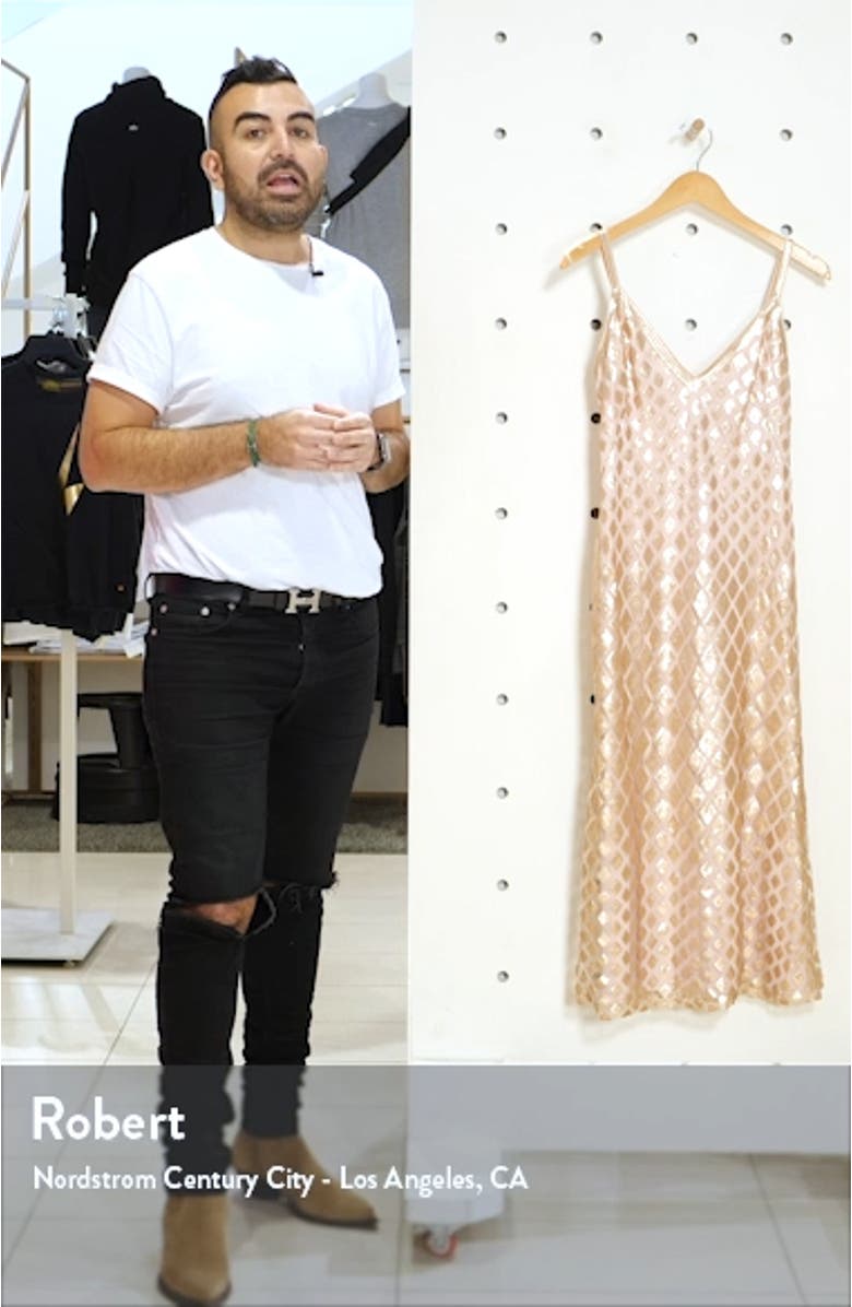 Diamond Sequins Midi Gown, sales video thumbnail